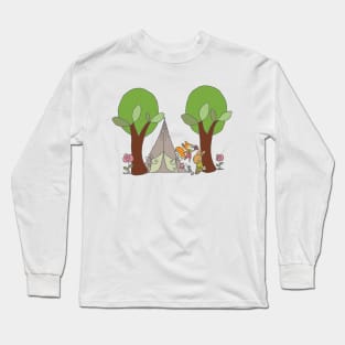 Camping mit Fuchs Long Sleeve T-Shirt